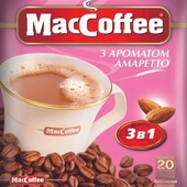 Maccofee 3 в 1 Амаретто 20 пакетів