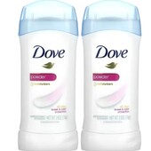 ціна за 1 шт , Dove, Invisible Solid Deodorant, Пудровий