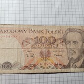 Бона Польщі 100 злотих 1988