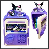 Детский сейф-копилка, от батареек, Mini Bank Kuromi