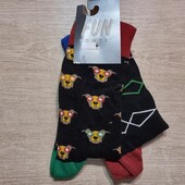 Fun socks! Трикотажні високі чоловічі шкарпетки 36-40 розмір 2 пари! Лот 80