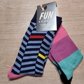 Fun socks! Трикотажні круті високі чоловічі шкарпетки 41-46 розмір 2 пари! Лот 81