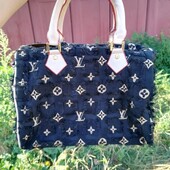 Тканевая сумка Louis vuitton.