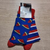 Fun socks! Трикотажні високі чоловічі шкарпетки 41-46 розмір 2 пари! Лот 17