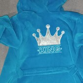 Махровый халат на 4-6лет "KING"