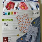 Розпродаж!Костюм, піжама в квіточки Lupilu 110-116