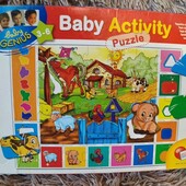 Італійські розвиваючі пазли для малюків Baby Genius