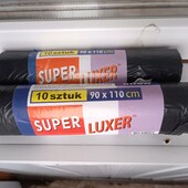 Пакет для сміття Super luxer 160л 10шт 29 мкм посилений 2 пачки