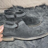 Черевики замша Clarks 25.5см.