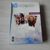 Social media snapshot hp фотопапір 25шт