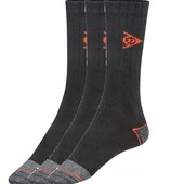 3x Socks Чоловічі робочі шкарпетки Dunlop чорні розмір 47-50 3 пари