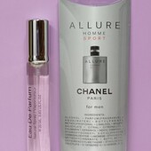 Chanel Allure homme Sport 20 мл. Свежий, яркий, древесно-пряный аромат для энергичного мужчины.