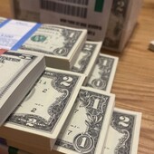 Легендарні рідкісні колекційні купюри 1$, 2$ , 5$дол США стан новий