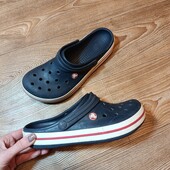 Крокси Crocs crocband navy M8-W10♥️