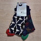 Fun socks! Трикотажні високі чоловічі шкарпетки 36-40 розмір 2 пари! Лот 921