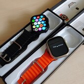 смарт часы Smart Watch Т900 ultra (оранжевые), копия apple watch ultra