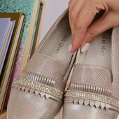 Туфли детские подростковые со стразами Lilin shoes весна-осень