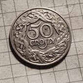 Монета Польщі 50 грошей 1923