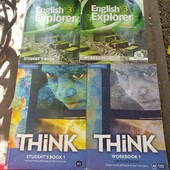 1 книжка English explorer 3 cambridge think 1 workbook student's book учебник зошит англійська