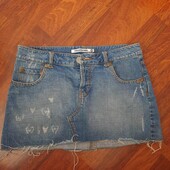 Джинсовая юбка ТМ Terranova Denim в идеальном состоянии, есть замеры.