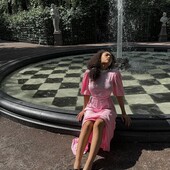 Сукня льон відкрита спина