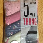 Набір трусиків thong стрінги, ціна за упаковку