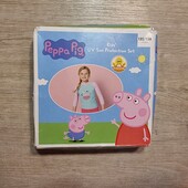 Peppa pig! Сонцезахисна кофта для дівчинки, рашгард! 50 спф! 122/128! Лот 519