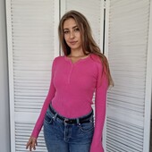 М’яка кофтинка малина джемпер на весну