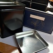 Герметичний контейнер для спецій/продуктів жестяной контейнер +наклейка на коробку объемная