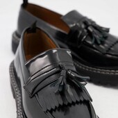 Asos, 47p 30.5см чоловічі лофери з натуральної шкіри на платформіи