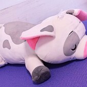 большая игрушка- подушка корова 60см
