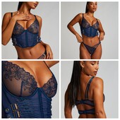 Hunkemoller! Спокусливий жіночий бюстгальтер, бюстьє 85С opal blue! Лот 404