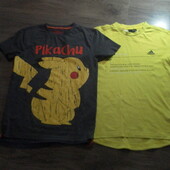 Комплект футболок Adidas,Pokemon состояние отличное