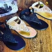 Босоніжки в'єтнамки з камінчиками, 36-37-39р!