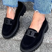 Лофери Trends замш, шкіра