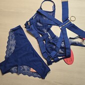 Hunkemoller і private collection! Жіночий комплект: спокусливий бюстгальтер 80Д, безшовні труси М