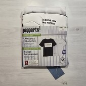 Пеппертс! Трикотажна футболка для хлопчика 146/152, в лоті 2 шт! Лот 555