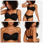 Hunkemoller! Жіночий бюстгальтер з мереживом, анжеліка 85Д caviar! Лот 22