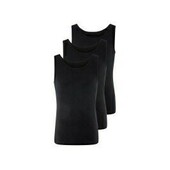 Комплект 3шт.чоловіча натільна майка чорна Livergy m,l,xl,xxl