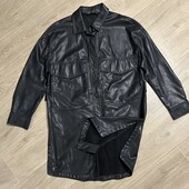 Стильний тренч/сорочка в екошкірі Zara