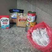 Великій лот продуктів харчування