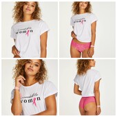 Hunkemoller! Домашня жіноча футболка Xs розмір white! Лот 827