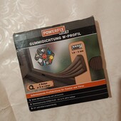 Ущільнювач для вікон і дверей powerfix 2 шт. по 5 м, для зазору 1,5-3 мм, 1198