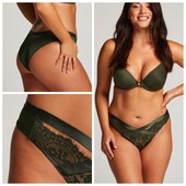 Hunkemoller! Жіночі труси з додатковими ремінцями Л розмір kombu green! Лот 866