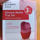 Набір силіконових форм для мафінів від Livarno.