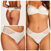Hunkemoller! Молочні жіночі труси, стрінги Хл розмір off white! Лот 915
