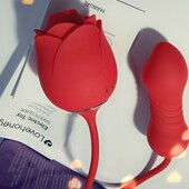 176 Оригинал! Lovehoney рower рetal 2 в 1 , вибратор Love Egg Thrusting+ чувственное всасывание