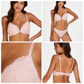 Hunkemoller! Ніжний жіночий бюстгальтер з мереживом 70С, можна 75В pale lilac! Лот 806