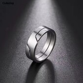 Каблучка Stainless Steel нержавіюча сталь 19р. в сріблі