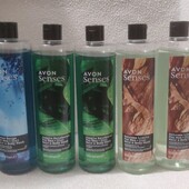 Зволожуючий,кремовий гель для душу avon senses, 500 мл на вибір 1шт